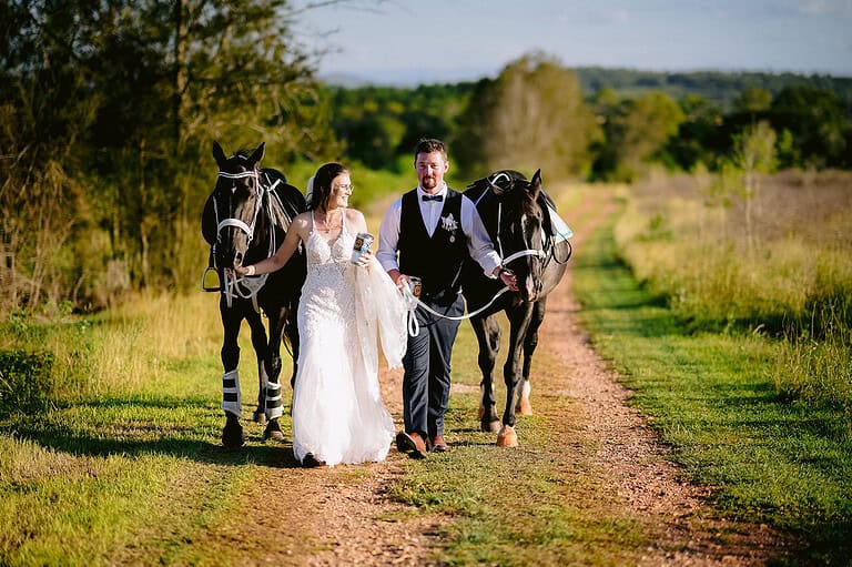 Brad & Chloe’s Mount Larcom Wedding